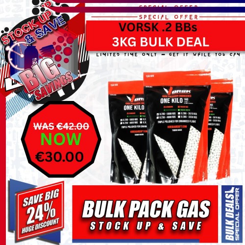 BULK DEALS: Vorsk .2 BBs (3kg Bulk Deal)